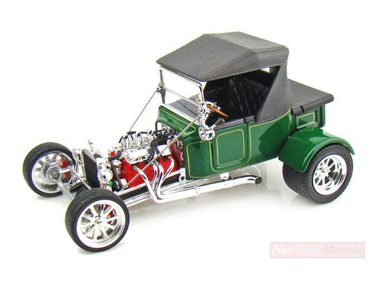 MODELLINO IN SCALA COMPATIBILE CON FORD MODEL T 1925 W/HARDTOP GREEN 1:18 LUCKY LDC92829GR