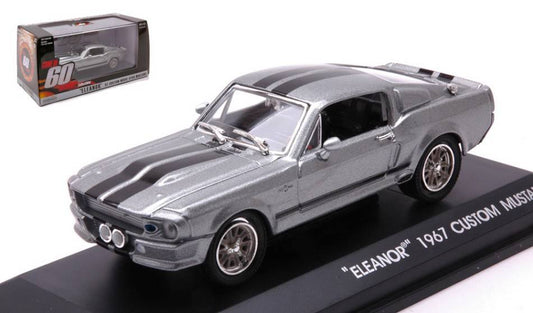 SCALE MODEL COMPATIBLE WITH FORD MUSTANG 1967 ELEANOR "GONE IN 60 SECONDS" 1:43 GREENLIGHT GREEN86411