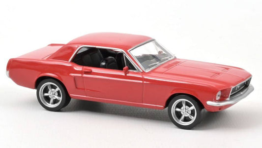 MODELLINO IN SCALA COMPATIBILE CON FORD MUSTANG 1968 RED JET CAR 1:43 NOREV NV270580
