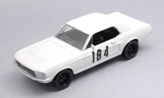 MODELLINO IN SCALA COMPATIBILE CON FORD MUSTANG 1968 WHITE N.184 1:43 NOREV NV270557