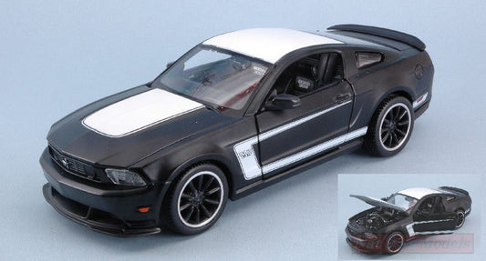 MODELLINO IN SCALA COMPATIBILE CON FORD MUSTANG BOSS 302 (DULL BLACK COLLECTION) 1:24 MAISTO MI31269Z