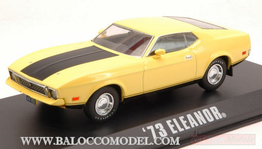 MODELLINO IN SCALA COMPATIBILE CON FORD MUSTANG MACH 1 1973 ELEANOR "GONE IN 60 SECONDS" 1:43 GREENLIGHT GREEN86412