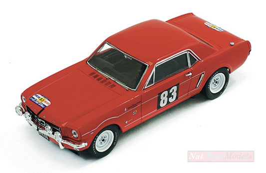 MODELLINO IN SCALA COMPATIBILE CON FORD MUSTANG N.83 8th (1st CLASS) TOUR DE FRANCE 1964 PROCTER-COWAN 1:43 PREMIUMX PRD310