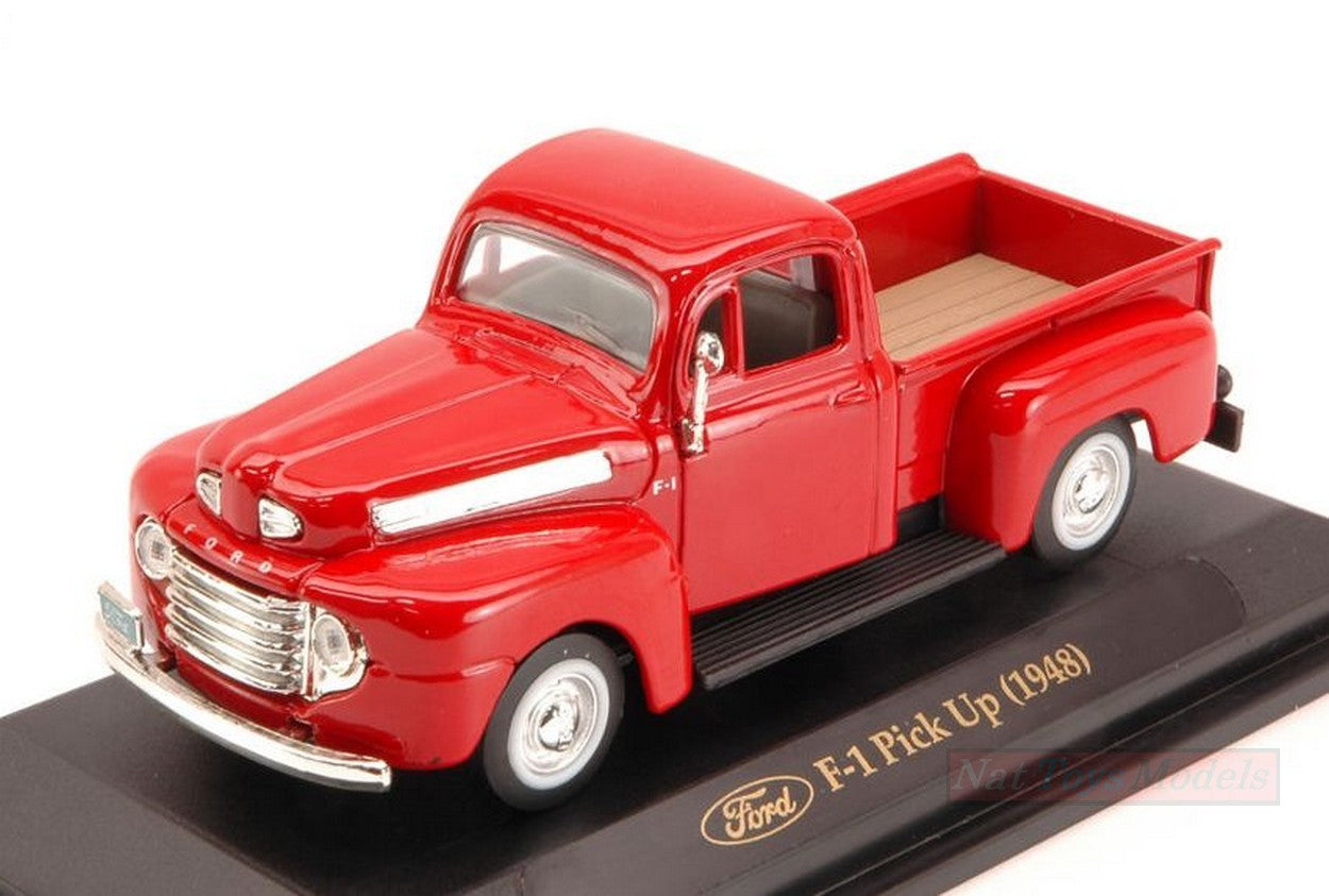 MODELLINO IN SCALA COMPATIBILE CON FORD PICK UP F 1 1948 RED 1:43 LUCKY LDC94212R