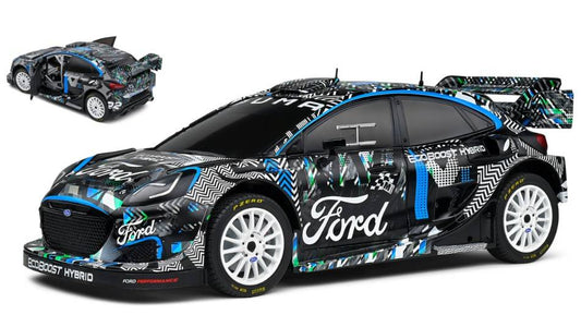 MODÈLE RÉDUIT COMPATIBLE AVEC FORD PUMA RALLY1 N.0 GOODWOOD FESTIVAL OF SPEED 2021 NOIR 1:18 SOLID SL1809501
