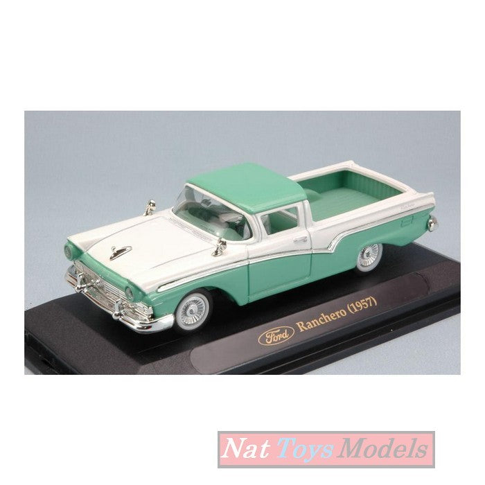 modellino IN SCALA COMPATIBILE CON Ford Ranchero 1957 1:43 LINO DIE CAST YAT MING YM94215