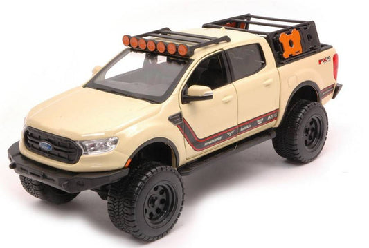 SCALE MODEL COMPATIBLE WITH FORD RANGER 2019 OFF ROAD BEIGE 1:27 MAISTO MI32540