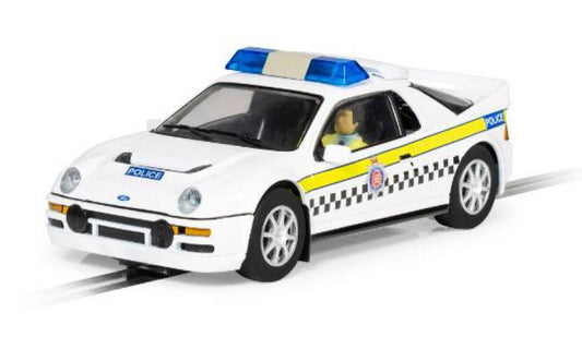 MODÈLE RÉDUIT COMPATIBLE AVEC FORD RS 200 ÉDITION POLICE SLOT 1:32 SCALEXTRIC C4341