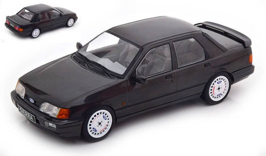 SCALE MODEL COMPATIBLE WITH FORD SIERRA COSWORTH METALLIC DARK GRAY 1:18 MODELCARGROUP MCG18306