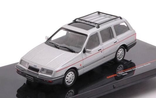 SCALE MODEL COMPATIBLE WITH FORD SIERRA GHIA ESTATE 1988 SILVER 1:43 IXO MODEL CLC391N