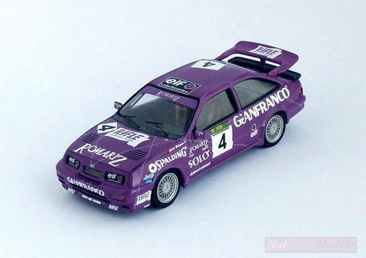 SCALE MODEL COMPATIBLE WITH FORD SIERRA RS 500 N.5 MACAU 1992 CARLOS RODRIGUEZ 1:43 TROFEU TFRRAC15