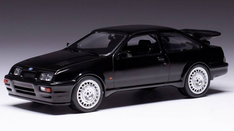 MODELLINO IN SCALA COMPATIBILE CON FORD SIERRA RS COSWORTH 1987 BLACK 1:43 IXO MODEL CLC482