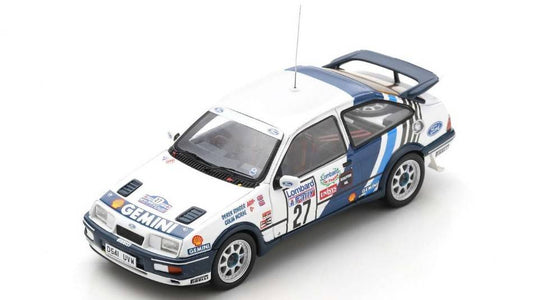 MODELE REDUIT COMPATIBLE AVEC FORD SIERRA RS COSWORTH N.27 LOMBARD RAC RALLY 1989 MCRAE-RINGER 1:43 SPARK MODEL S8708
