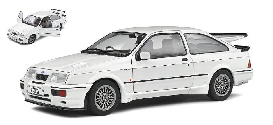 SCALE MODEL COMPATIBLE WITH FORD SIERRA RS500 1987 WHITE 1:18 SOLID SL1806104