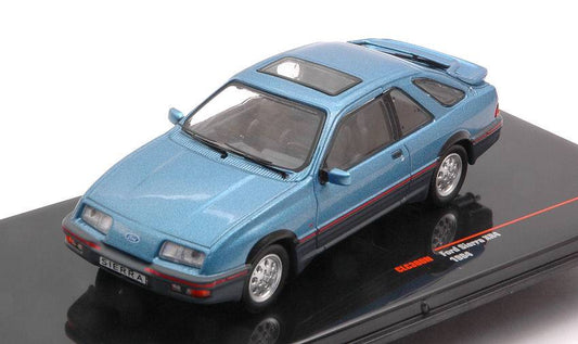 MODELLINO IN SCALA COMPATIBILE CON FORD SIERRA XR 4 1984 MET.BLUE 1:43 IXO MODEL CLC380N
