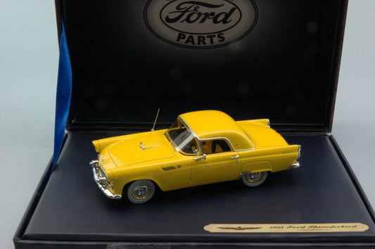 MODELLINO IN SCALA COMPATIBILE CON FORD THUNDERBIRD COUPE 1955 YELLOW 1:43 FORD GENUINE PARTS FGP0427
