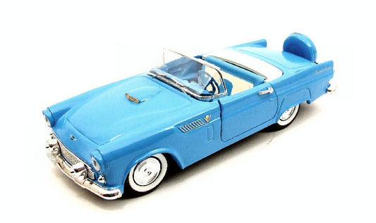 MODELLINO IN SCALA COMPATIBILE CON FORD THUNDERBIRD SPIDER 1956 LIGHT BLUE 1:43 RIO RI4325