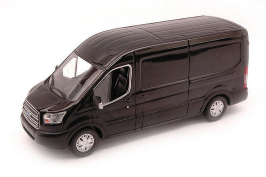 MODELLINO IN SCALA COMPATIBILE CON FORD TRANSIT 2015 BLACK 1:43 GREENLIGHT GREEN86040