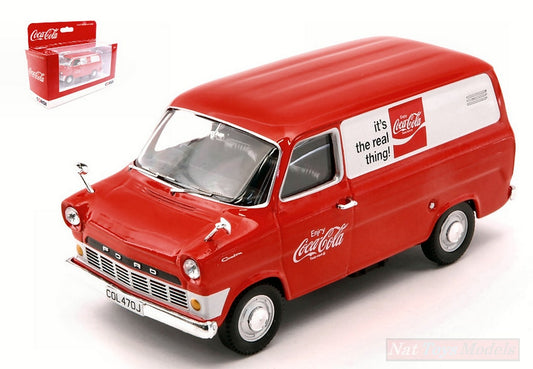 MODELLINO IN SCALA COMPATIBILE CON FORD TRANSIT MK1 1970 COCA COLA mm 100 CORGI CC02725