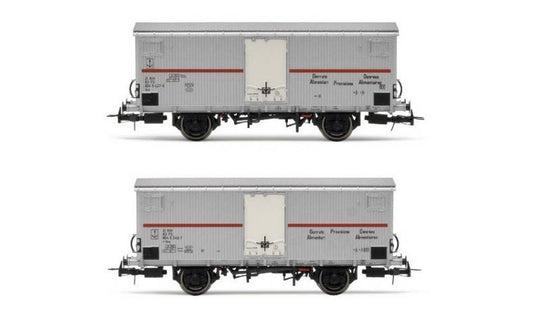SCALE MODEL COMPATIBLE WITH FS 2-UNIT PACK REFIGERATED WAGONS EP.IV 1:87 RIVAROSSI HR6604