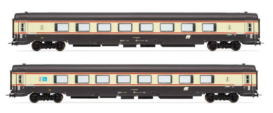 MODELLINO IN SCALA COMPATIBILE CON FS 2-UNITS GRAN CONFORT 1985 OPEN SPACE EP.V 1:87 RIVAROSSI HR4353