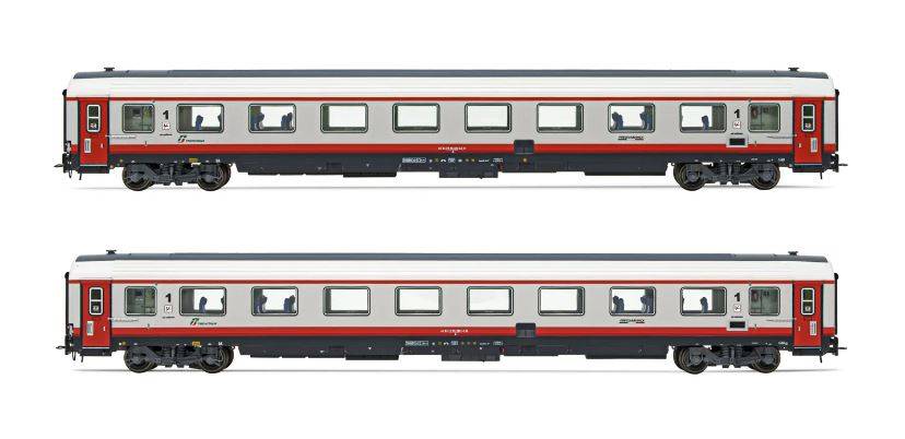MODELLINO IN SCALA COMPATIBILE CON FS 2-UNITS GRAN CONFORT 1st CLASS FRECCIA EP.VI 1:87 RIVAROSSI HR4351