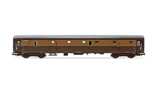 SCALE MODEL COMPATIBLE WITH FS BAGGIAIO Dz 83000 BROWN LIVERY ISABELLA EP.III 1:87 RIVAROSSI HR4316