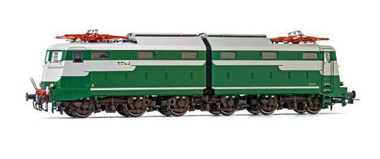 SCALE MODEL COMPATIBLE WITH FS ELECTRIC LOCOMOTIVES AND 646 GREEN MAGNOLIA LIVERY EP III 1:87 RIVAROSSI HR2740