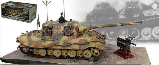 SCALE MODEL COMPATIBLE WITH GERMAN SD.KFZ.186 JAGDTIGER (PORSCHE SUSPENSION) MARCH 1945 1:32 FORCES OF VALOR FOR801065A