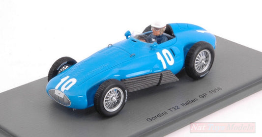SCALE MODEL COMPATIBLE WITH GORDINI T32 R.MANZON 1956 N.10 DNF ITALY GP 1:43 SPARK MODEL S5315