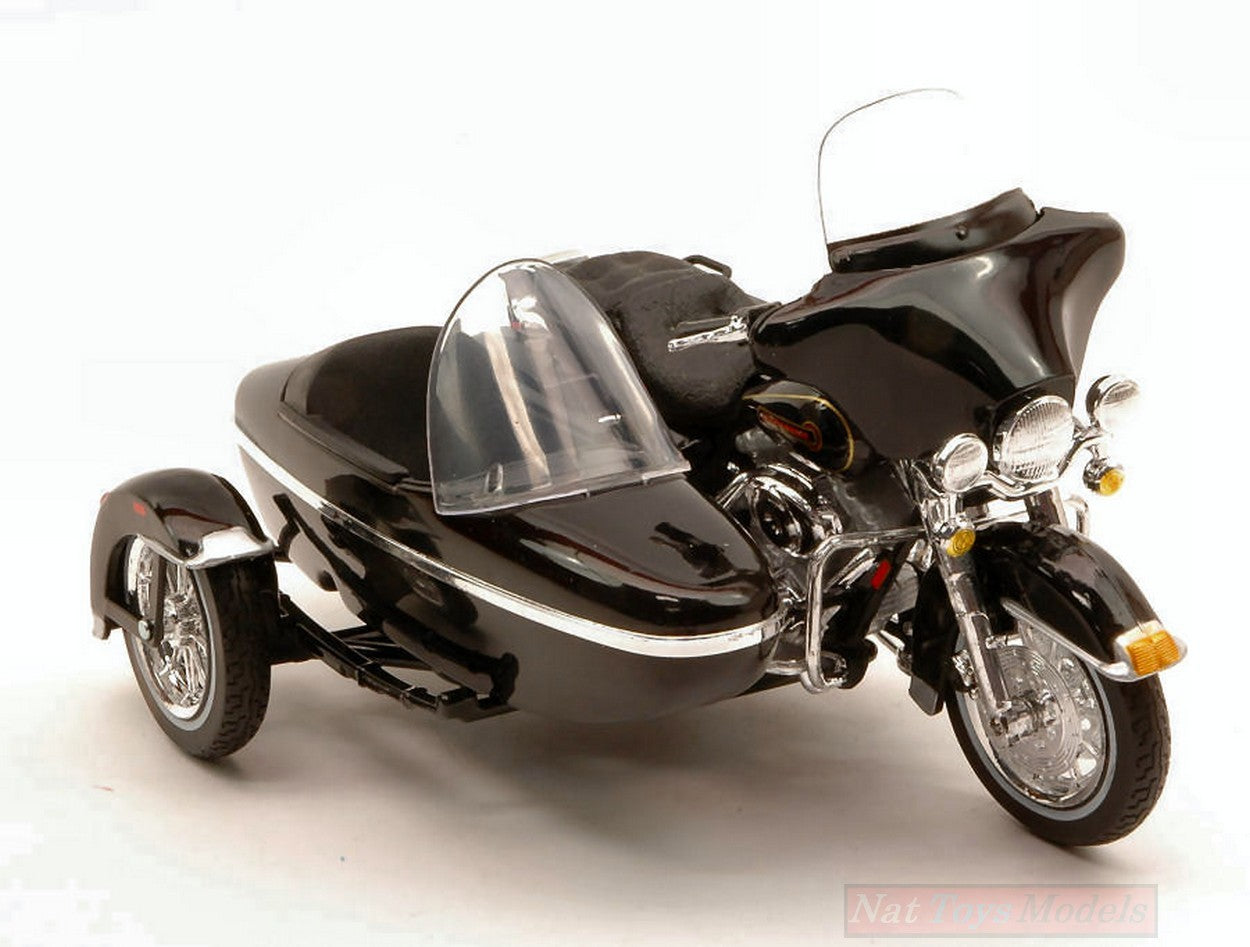 MODÈLE RÉDUIT COMPATIBLE AVEC HARLEY DAVIDSON 1998 FLHT ELECTRA GLIDE STANDARD W/SIDE-CAR 1:18 MAISTO MI32420B