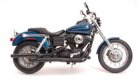 MODÈLE RÉDUIT COMPATIBLE AVEC HARLEY DAVIDSON DYNA SUPER GLIDE SPORT 2004 1:12 MAISTO MI32321