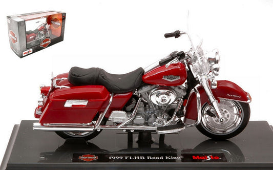 MODELE REDUIT COMPATIBLE AVEC HARLEY DAVIDSON FLHR ROAD KING 1999 ROUGE 1:18 MAISTO MI20111