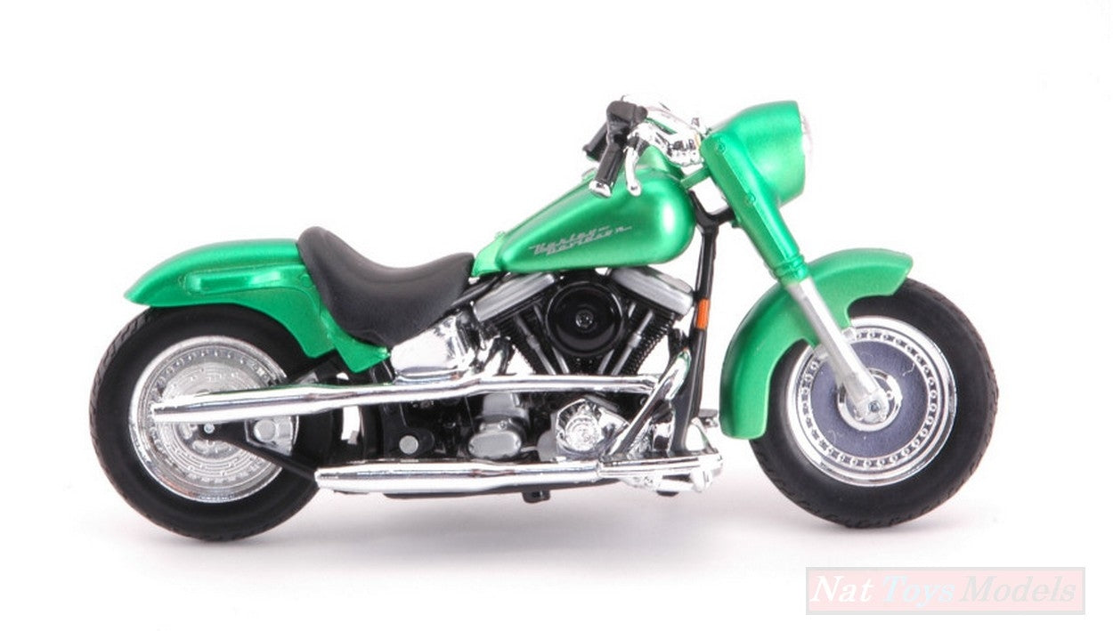 MODÈLE RÉDUIT COMPATIBLE AVEC HARLEY DAVIDSON FLSTF STREET STALKER 2000 1:18 MAISTO MI18857
