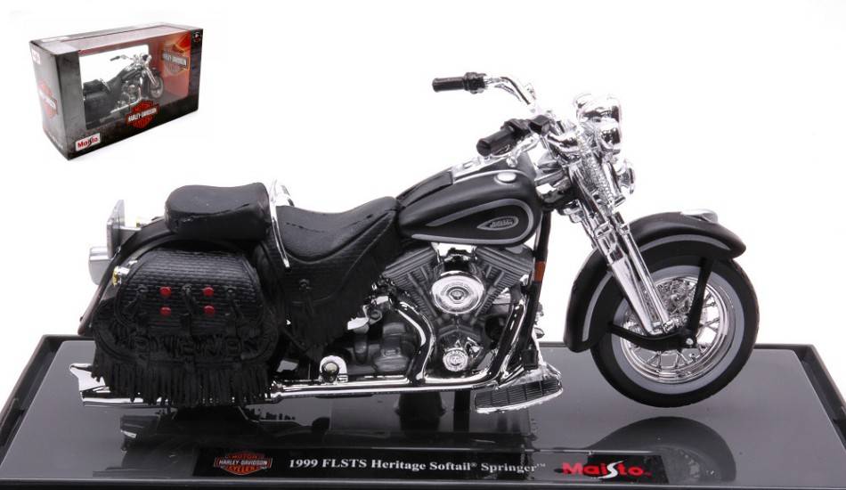 MODELE REDUIT COMPATIBLE AVEC HARLEY DAVIDSON JDH TWIN CAM 1928 NOIR 1:18 MAISTO MI21915