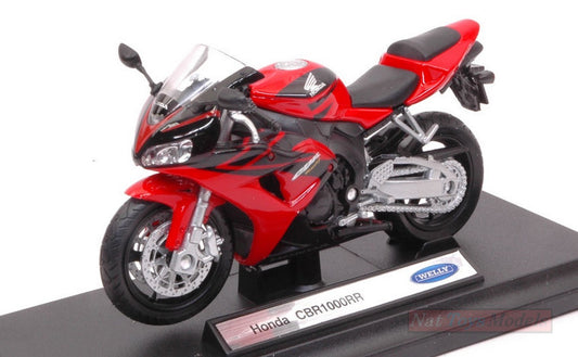 MODELE REDUIT COMPATIBLE AVEC HONDA CBR 1000 RR 1:18 WELLY WE38511B