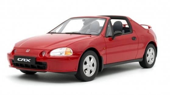 SCALE MODEL COMPATIBLE WITH HONDA CIVIC CRX VTI DEL SOL 1995 RED 1:18 OTTOMOBILE OT415