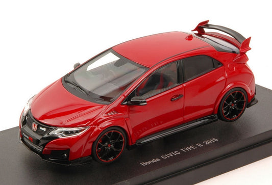 MODELLINO IN SCALA COMPATIBILE CON HONDA CIVIC TYPE R 2015 MILANO RED 1:43 EBBRO EB45354