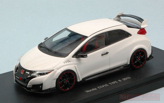 SCALE MODEL COMPATIBLE WITH HONDA CIVIC TYPE R 2015 WHITE 1:43 EBBRO EB45352