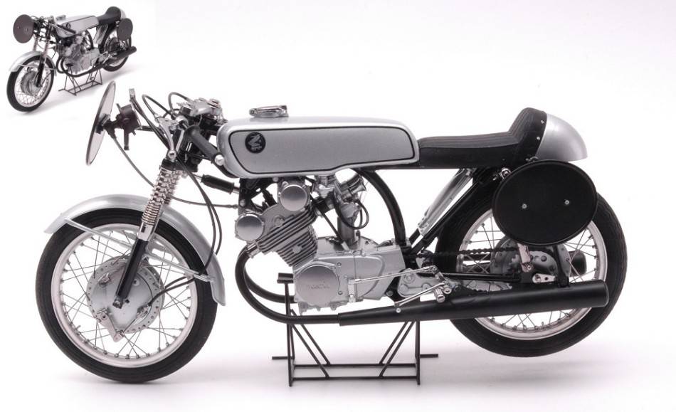 MODELLINO IN SCALA COMPATIBILE CON HONDA CR93 RACING BLACK 1:10 EBBRO EB10028