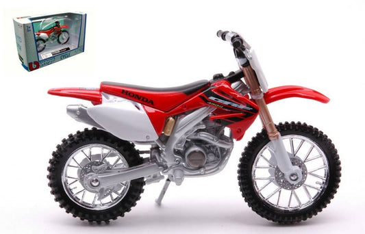 MODELE REDUIT COMPATIBLE AVEC HONDA CRF 450R 1:18 BURAGO BU51023 DIE CAST