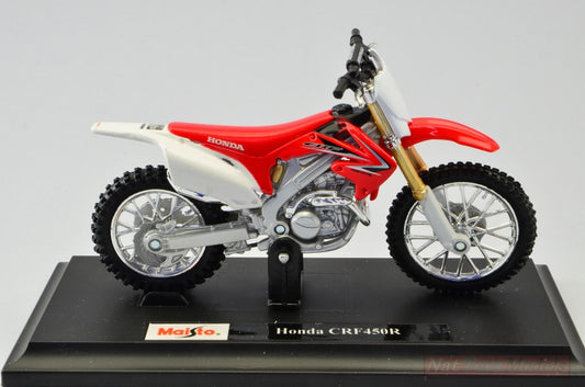 MODELE REDUIT COMPATIBLE AVEC HONDA CRF 450R 1:18 MAISTO MI10021R