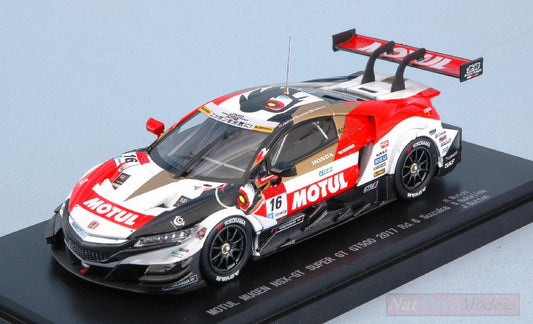 MODELLINO IN SCALA COMPATIBILE CON HONDA NSX-GT N.16 12th SUZUKA S.GT500 2017 MUTOH-NAKAJIMA-J.BUTTON 1:43 EBBRO EB45548