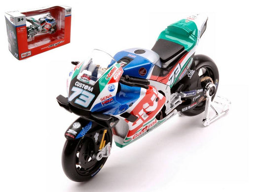MODELE REDUIT COMPATIBLE AVEC HONDA RC213V MOTOGP 2021 N.73 ALEX MARQUEZ 1:18 MAISTO MI36377