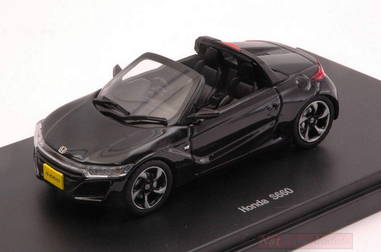 SCALE MODEL COMPATIBLE WITH HONDA S660 2015 BLACK 1:43 EBBRO EB45361