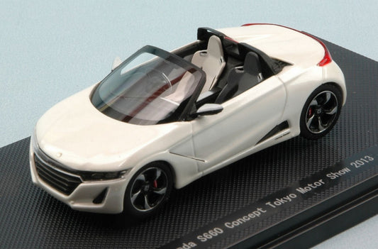 SCALE MODEL COMPATIBLE WITH HONDA S660 CONCEPT TOKYO MOTOR SHOW 2013 WHITE 1:43 EBBRO EB45231