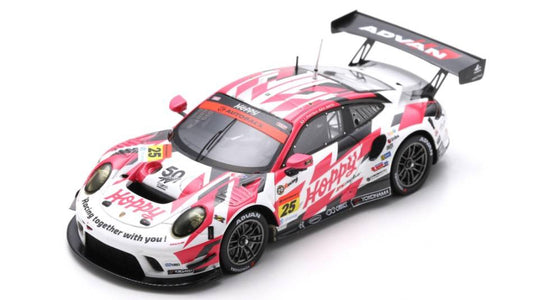 SCALE MODEL COMPATIBLE WITH HOPPY PORSCHE N.25 GT300 SUPER GT 2021 T.MATSUI-K.SATO 1:43 SPARK MODEL SGT017