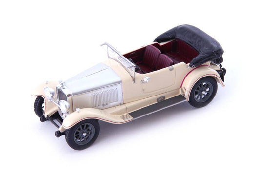 MODELLINO IN SCALA COMPATIBILE CON HORCH 8/400 TOURER 1930 IVORY 1:43 AUTOCULT ATC02025
