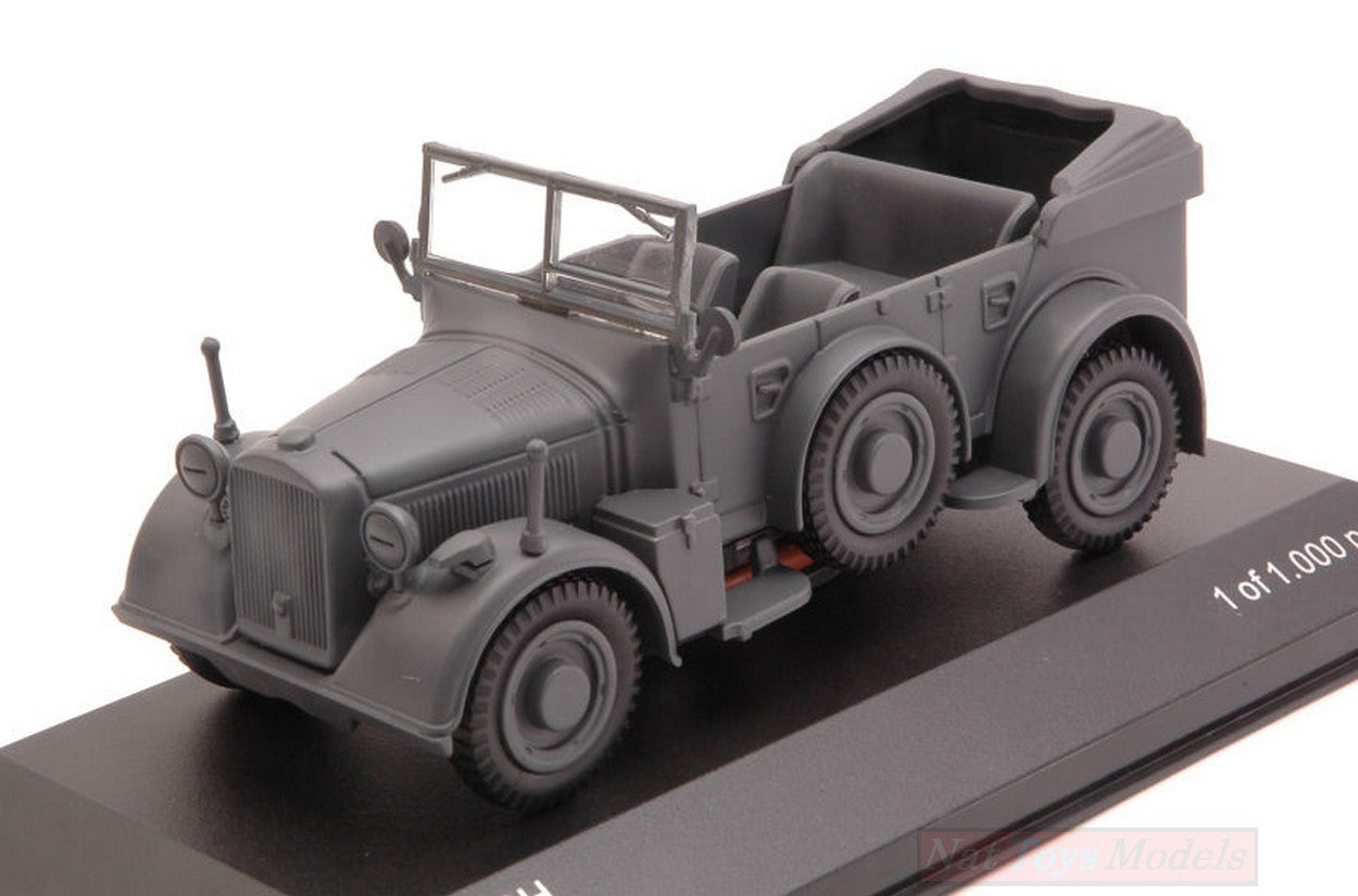 MODELE REDUIT COMPATIBLE AVEC HORCH 901 1937 GRIS FONCÉ MAT 1:43 WHITEBOX WB257