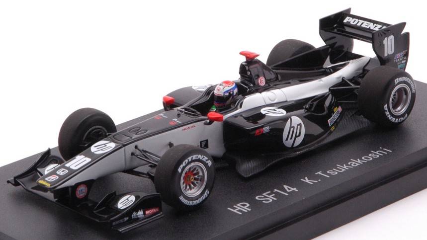 MODELLINO IN SCALA COMPATIBILE CON HP SF14 N.10 SUPER FORMULA 2014 K.TSUKAKOSHI 1:43 EBBRO EB45119